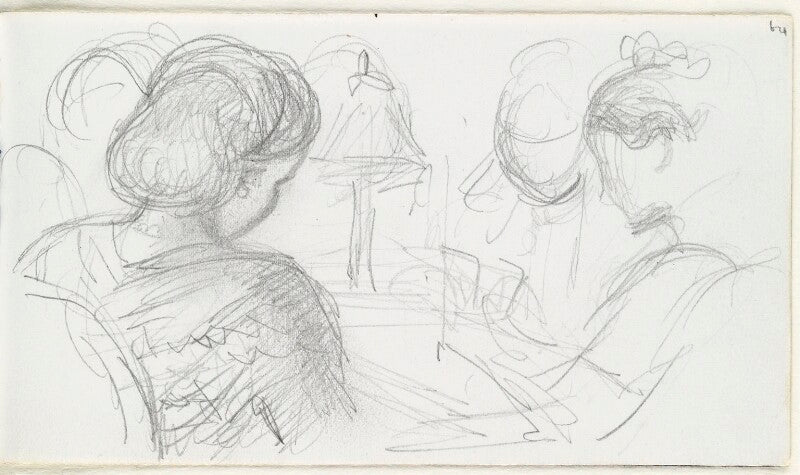Sketch of three unknown women npg d23146(64)