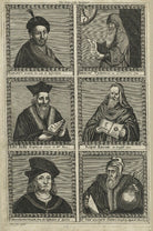 Mohammed, Appoloneus Tyaneus, Sir Edward Kelley, Roger Bacon, Paracelsus, John Dee NPG D25548