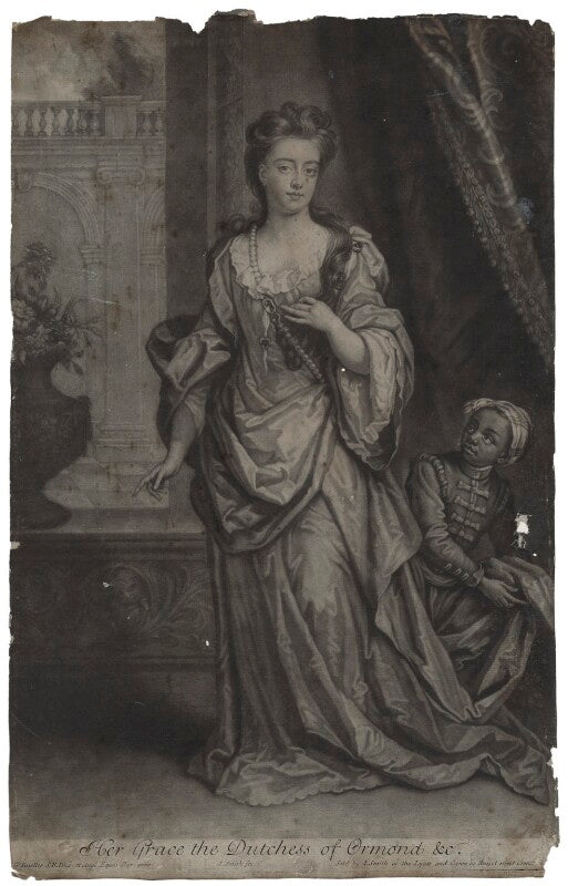 Mary butler (née somerset), duchess of ormonde and an unknown boy npg d31318