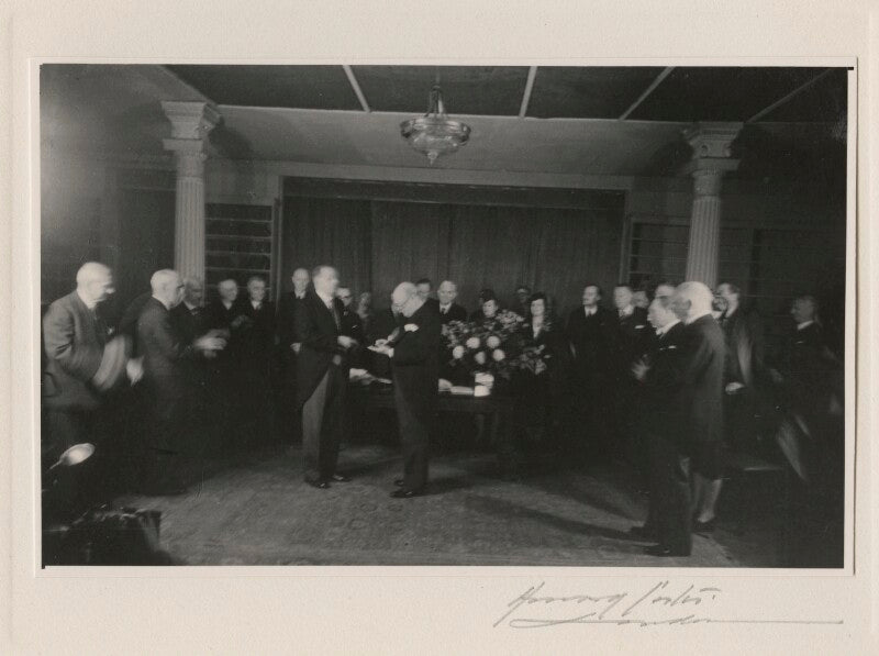 Winston churchill at the royal society of arts npg ax136858