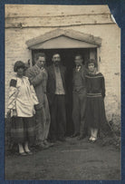 Dora Carrington; Ralph Partridge; Lytton Strachey; Oliver Strachey; Frances Partridge NPG Ax141540