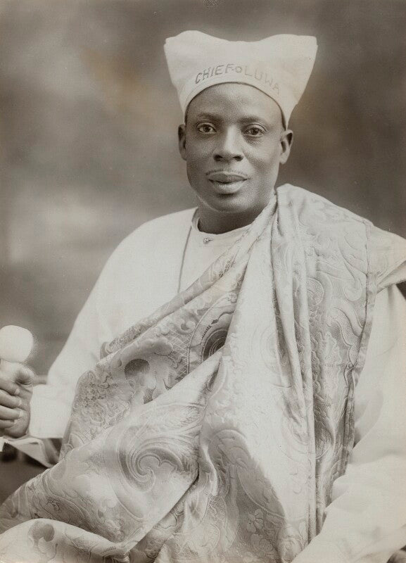 Amodu tijani, chief oluwa of lagos npg x84007