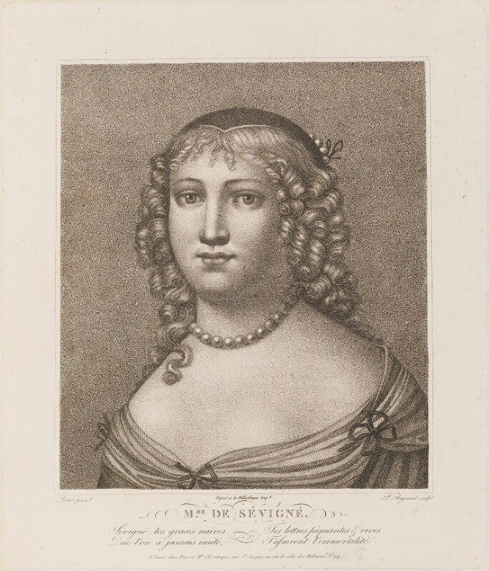 Marie, marquise de sévigné (née de rabutin chantal) npg d14229