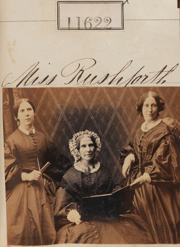 Miss rushforth and two unknown women npg ax61305