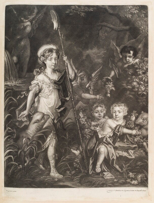 Children of thomas, 2nd baron crew of steine (jemima, airmine and elizabeth) npg d11755