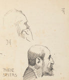(Richard) Phené Spiers and an unknown man NPG D43116