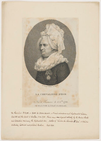 Chevalier d'Eon NPG D48168