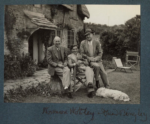 Norman Notley; David Brynley and an unknown man NPG Ax144003