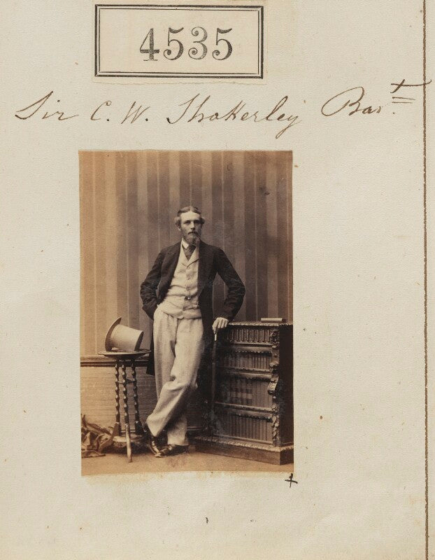 Sir charles watkin shakerley, 2nd bt npg ax54547