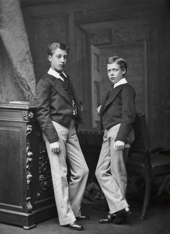Prince Albert Victor, Duke of Clarence and Avondale; King George V NPG x96028