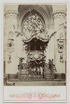 View of the pulpit in the Cathedral of St Michael and St Gudule, Brussels NPG Ax46218