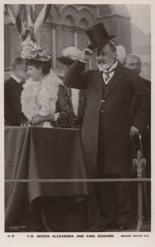 Queen alexandra; king edward vii npg x87308