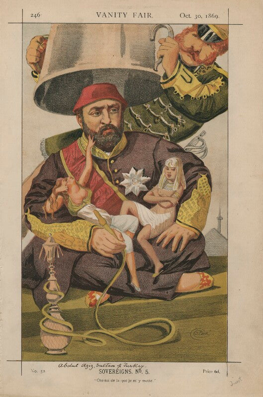 Abdul aziz, sultan of turkey ('sovereigns. no. 5.') npg d43403