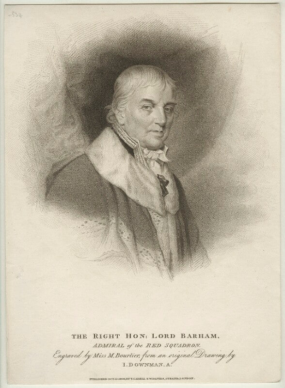 Charles middleton, 1st baron barham npg d23510