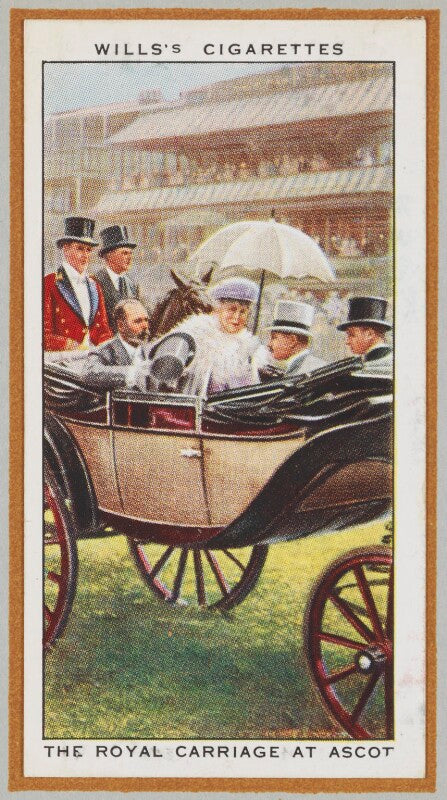 'the royal carriage at ascot' ('king george v; queen mary and others) npg d47237