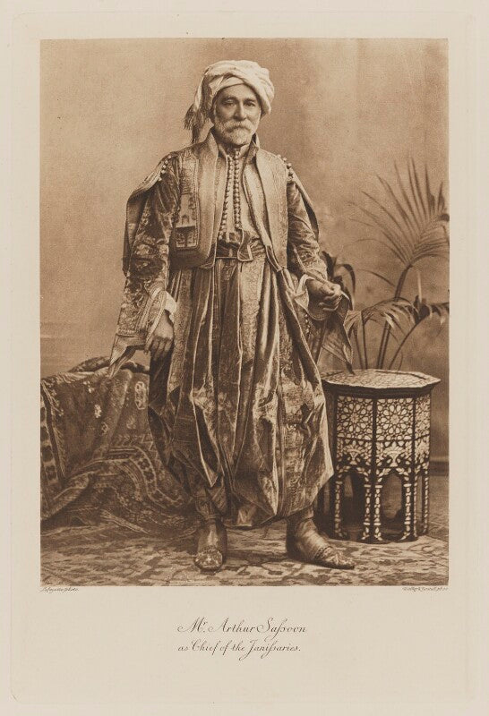 Arthur abraham david sassoon as chief of the janissaries npg ax41047