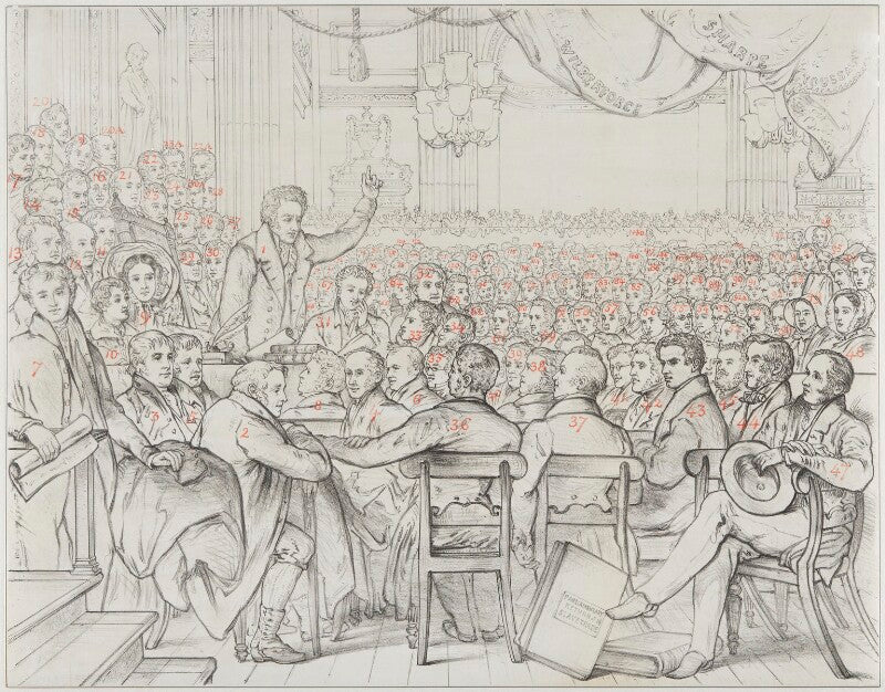 'the abolition of the slave trade' (the anti slavery society convention, 1840) npg d23546