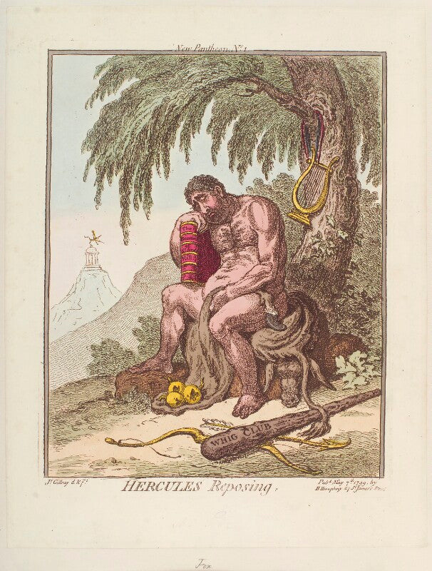 Charles james fox ('hercules reposing') npg d12686