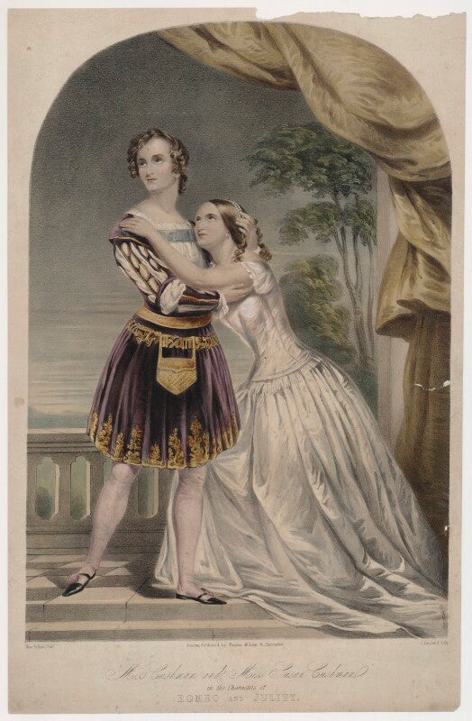 Charlotte saunders cushman; susan cushman as romeo and juliet npg d34485