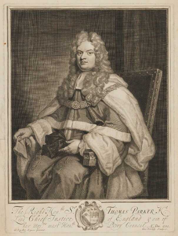 Thomas parker, 1st earl of macclesfield npg d8282