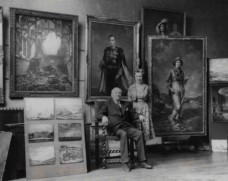 Frank ernest beresford; beres evelyn beresford (née pym) npg x184101