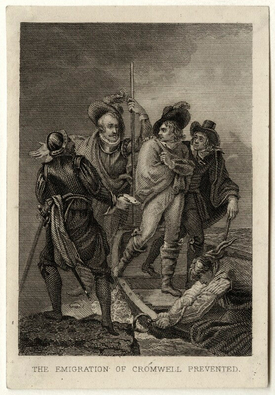The emigration of cromwell prevented npg d28688