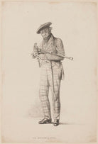"The Wandering Piper" (Unknown sitter) NPG D42542