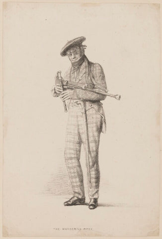 "The Wandering Piper" (Unknown sitter) NPG D42542