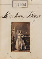 Mary Berger (née Van Sommer) NPG Ax60989
