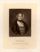 Lucy Audley (née James) engraved as Mrs Burroughs NPG D933