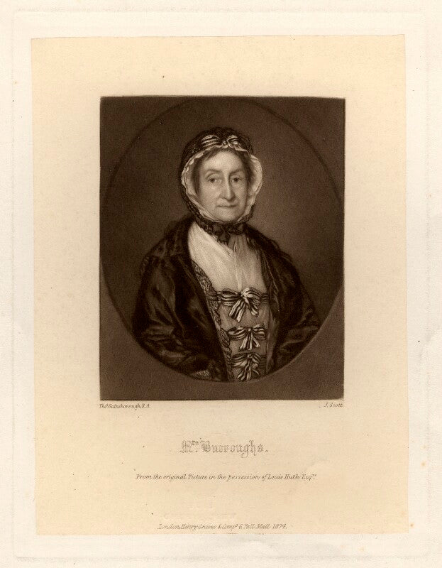 Lucy audley (née james) engraved as mrs burroughs npg d933