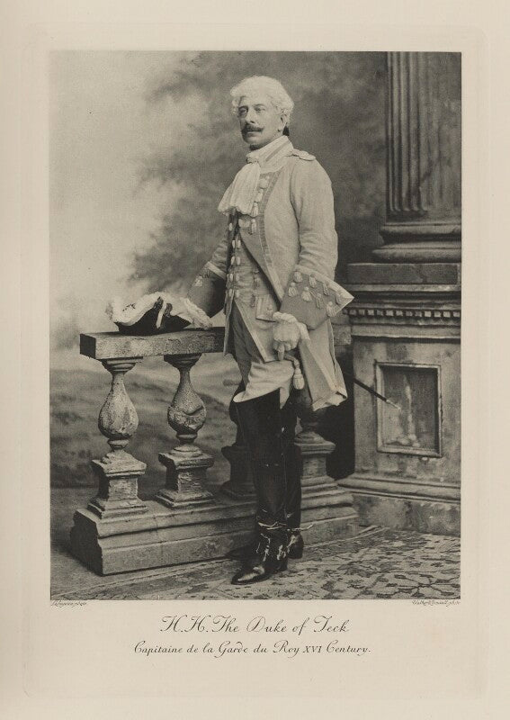 Prince francis, duke of teck as capitaine de la garde du roy, xvi century npg ax41011