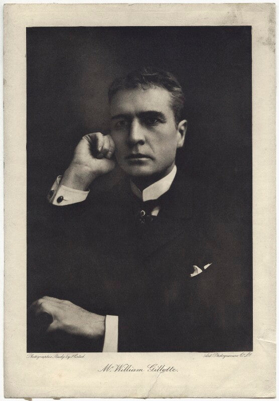 William hooker gillette npg x16380