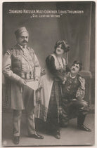 Sigmund Natzler; Mizzi Günther and Louis Treumann in 'The Merry Widow' NPG x139847