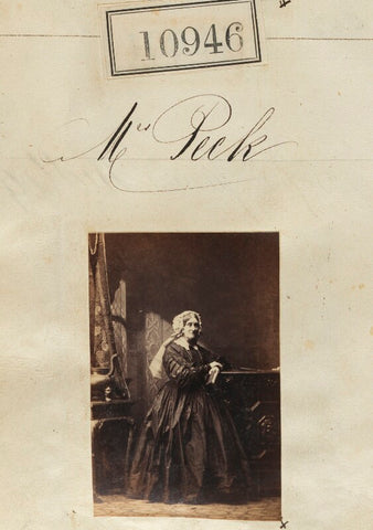 Mrs Peck NPG Ax60652