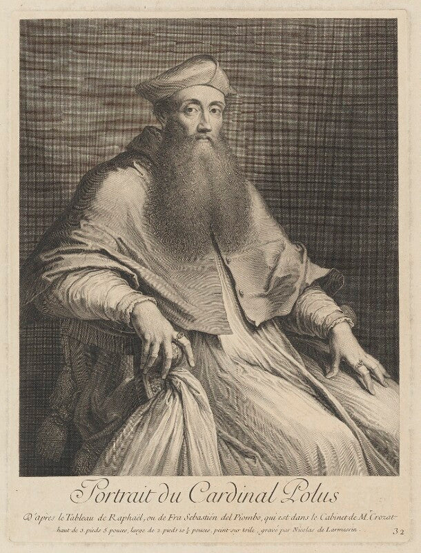Unknown man engraved as reginald pole npg d40292