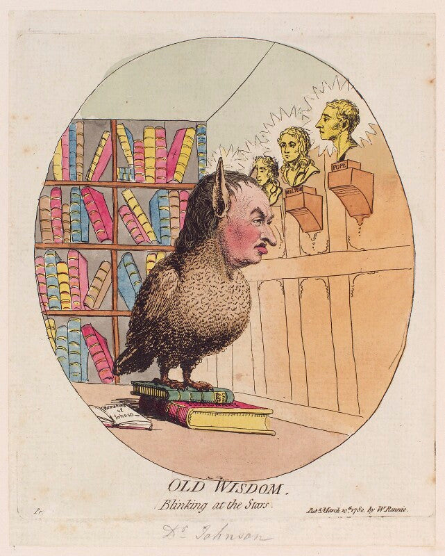 Samuel johnson ('old wisdom blinking at the stars') npg d12300