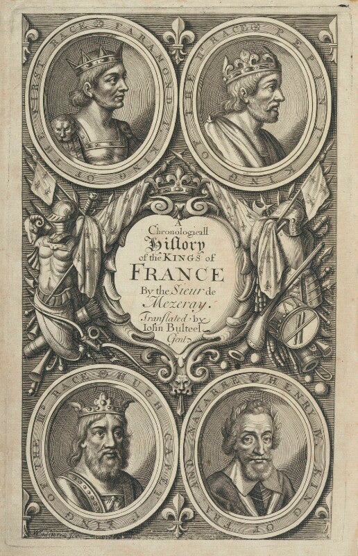 A chronologicall history of the kings of france npg d22782