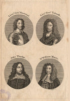 Charles Fleetwood; Thomas Tollemache (Talmash); John Thurloe; Sir William Morice NPG D17873