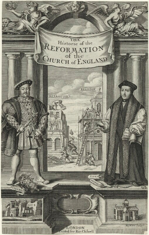 King henry viii and thomas cranmer npg d24146