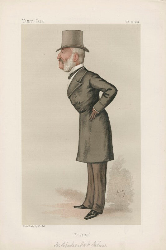 Sir charles mark palmer, 1st bt ('statesmen. no. 453.') npg d44196