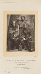 Harry Monkhouse as Sir Tristram Testy; Harry Parker as Friar Tuck; John Le Hay as Sir Guy of Gisborne in 'Maid Marian' NPG Ax28820