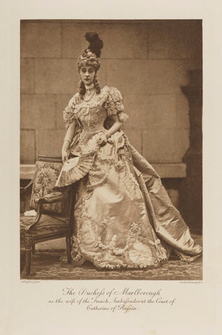 Consuelo Vanderbilt as the wife of the French Ambassador at the Court of Catherine of Russia NPG Ax41116