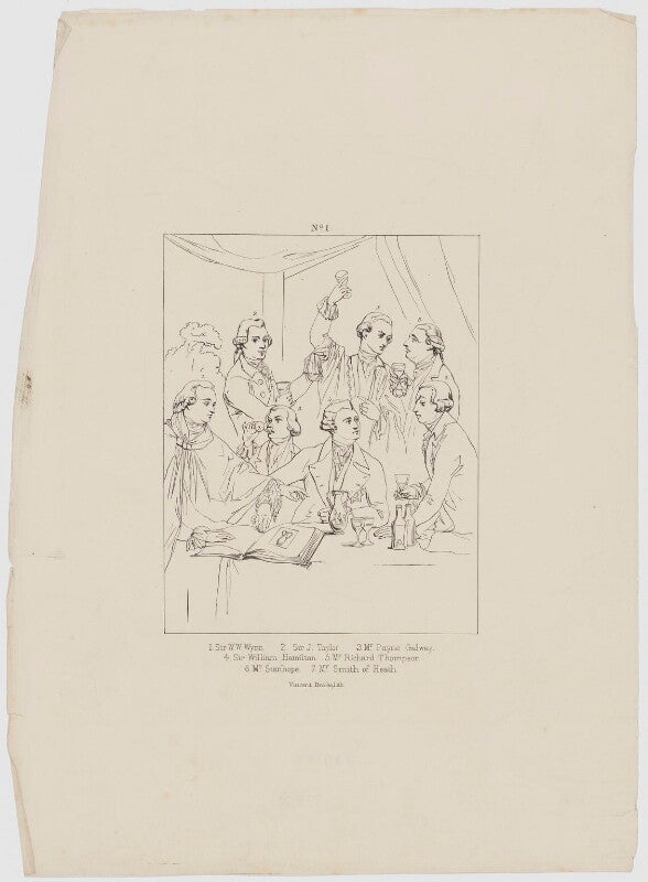 'the dilettanti society' npg d35197