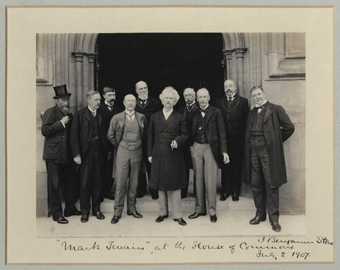 Mark Twain at the House of Commons NPG x89002