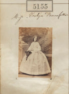 Evelyn Henrietta (née Pennefather), Countess Stanhope NPG Ax55158