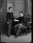 Robert Bruce, Master of Burleigh; George John Gordon Bruce, 7th Baron Balfour of Burleigh NPG x7168