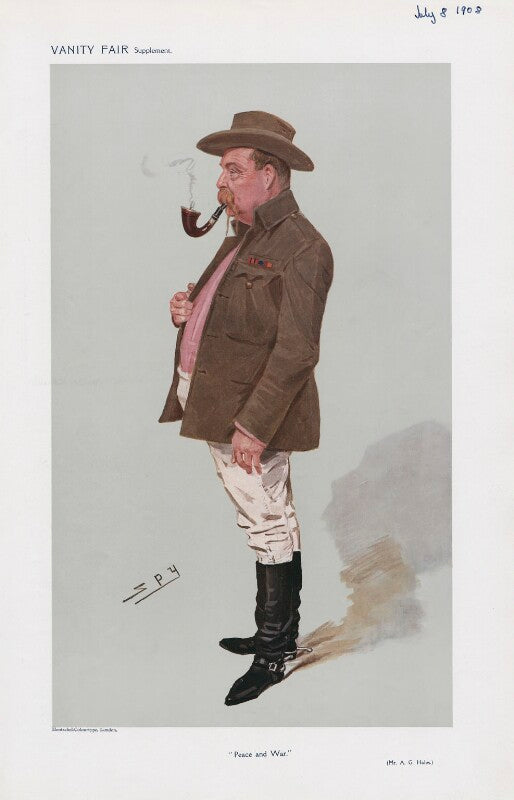 Alfred arthur greenwood hales ('men of the day. no. 1126. "peace and war."') npg d45440