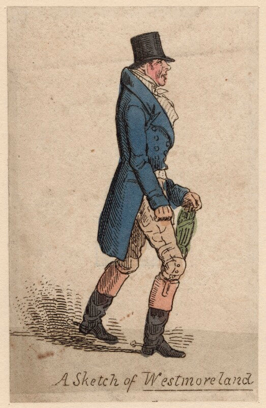 John fane, 10th earl of westmorland ('a sketch of westmoreland') npg d4753