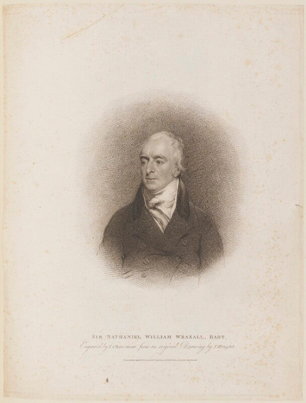 Sir nathaniel william wraxall, 1st bt npg d14740